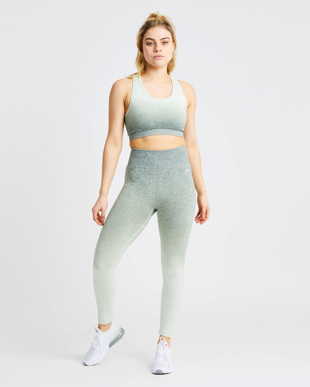 AYBL Pulse Ombré Seamless Leggings Hnedožltý | 78JANQPFK