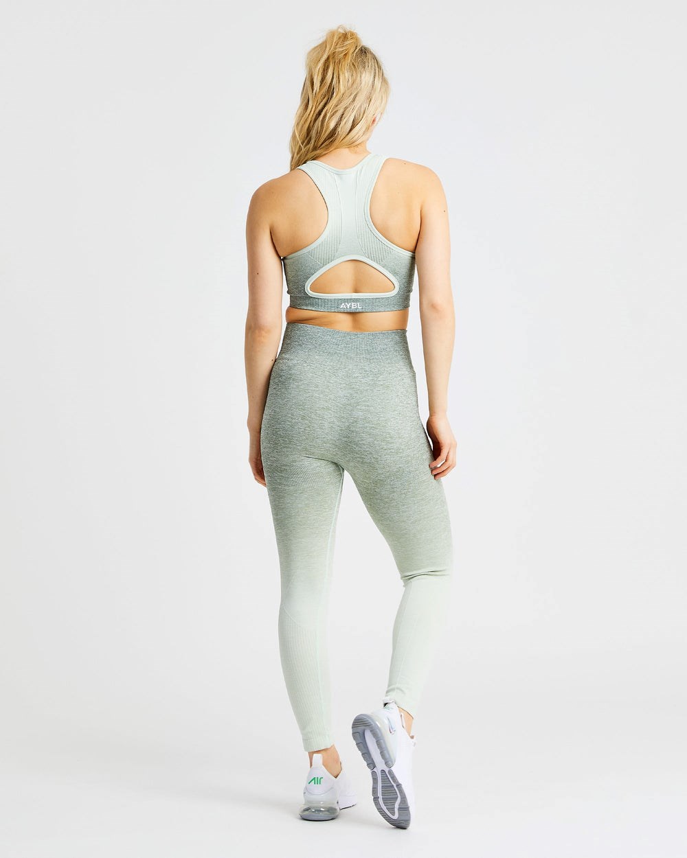 AYBL Pulse Ombré Seamless Leggings Hnedožltý | 78JANQPFK