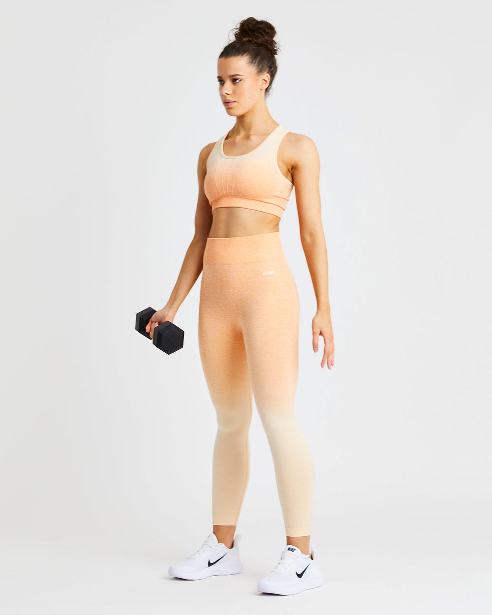 AYBL Pulse Ombré Seamless Leggings Oranžové | 06RBWDKTA