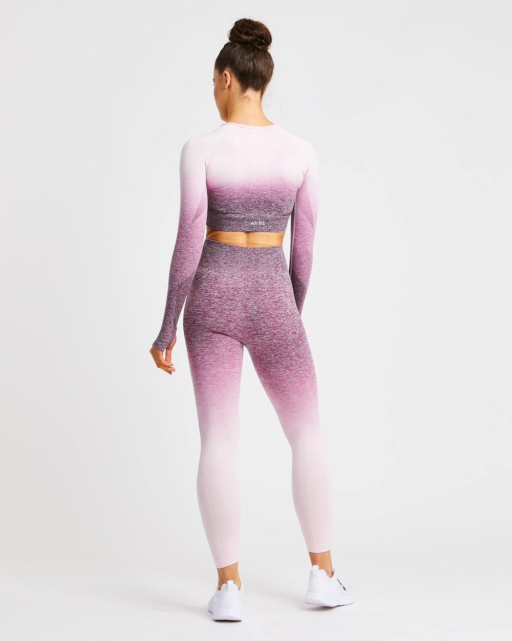 AYBL Pulse Ombré Seamless Leggings Plum | 26DLGCQXS