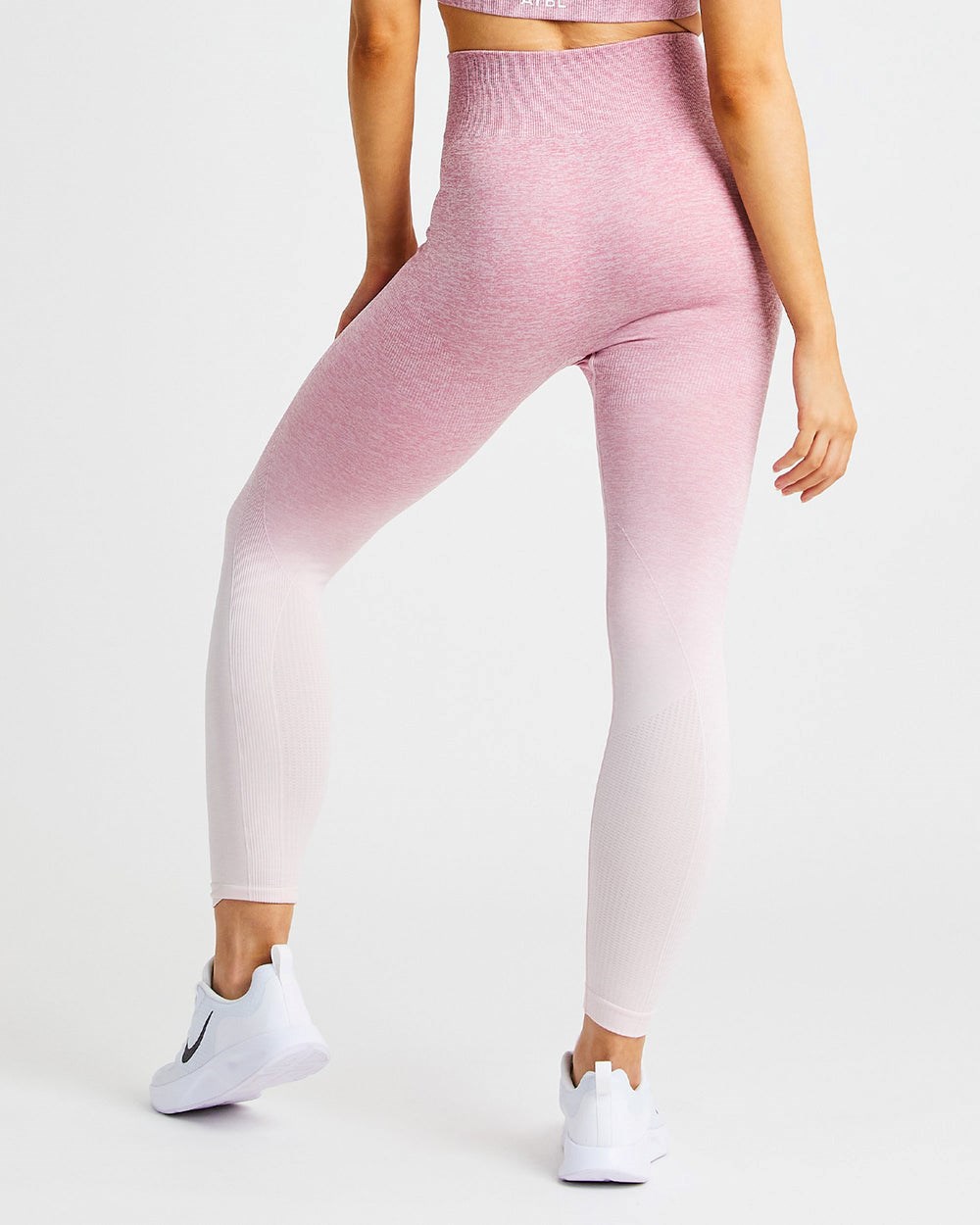 AYBL Pulse Ombré Seamless Leggings Ruzove | 89WMJXHVB