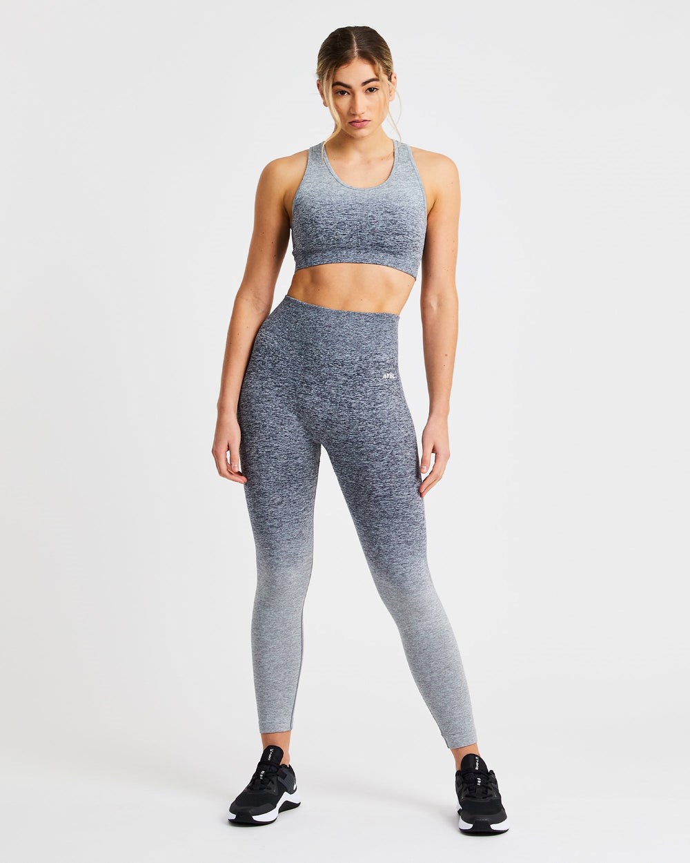 AYBL Pulse Ombré Seamless Leggings Siva | 12IPYJRNX