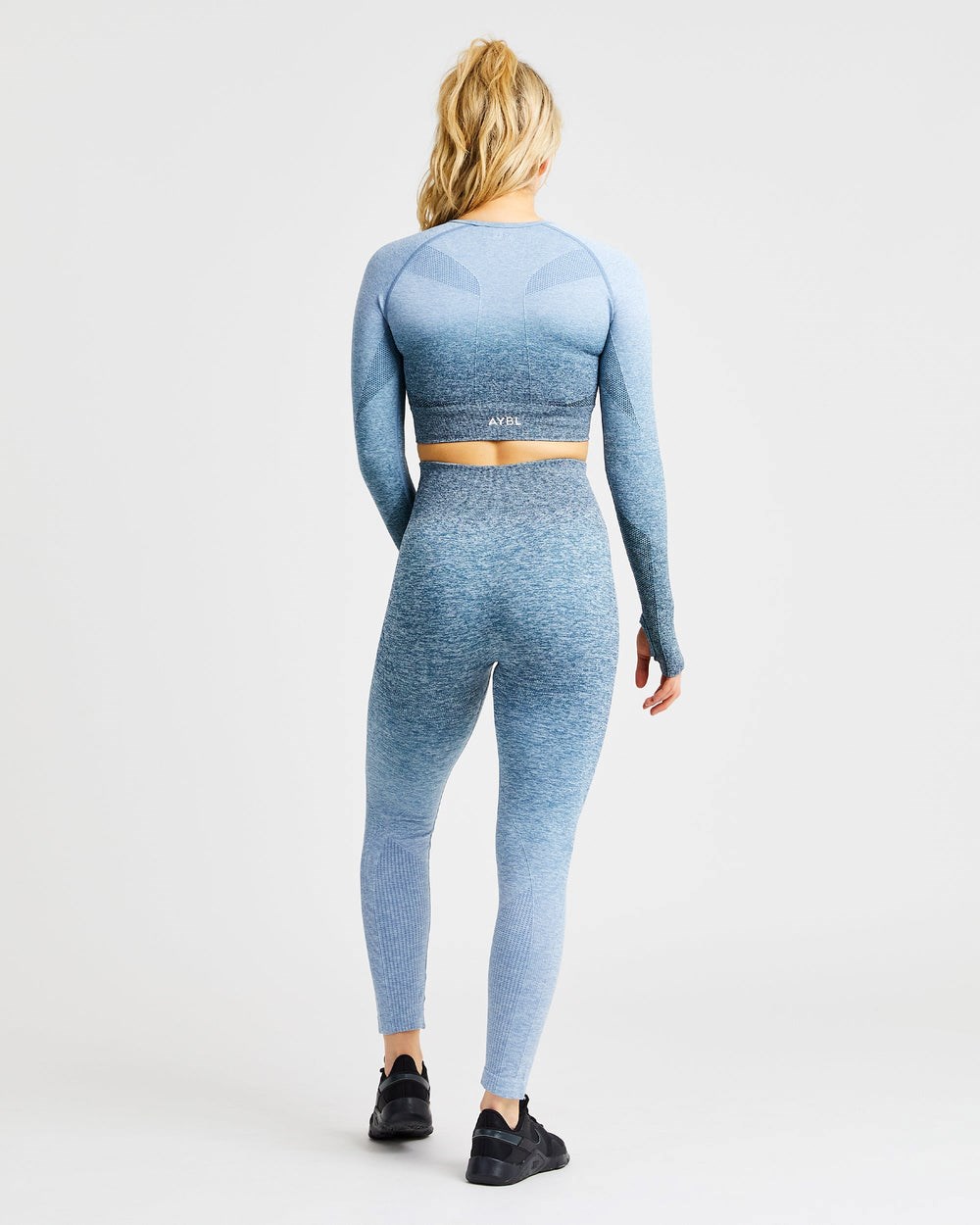 AYBL Pulse Ombré Seamless Leggings Teal | 30ILTBHOS