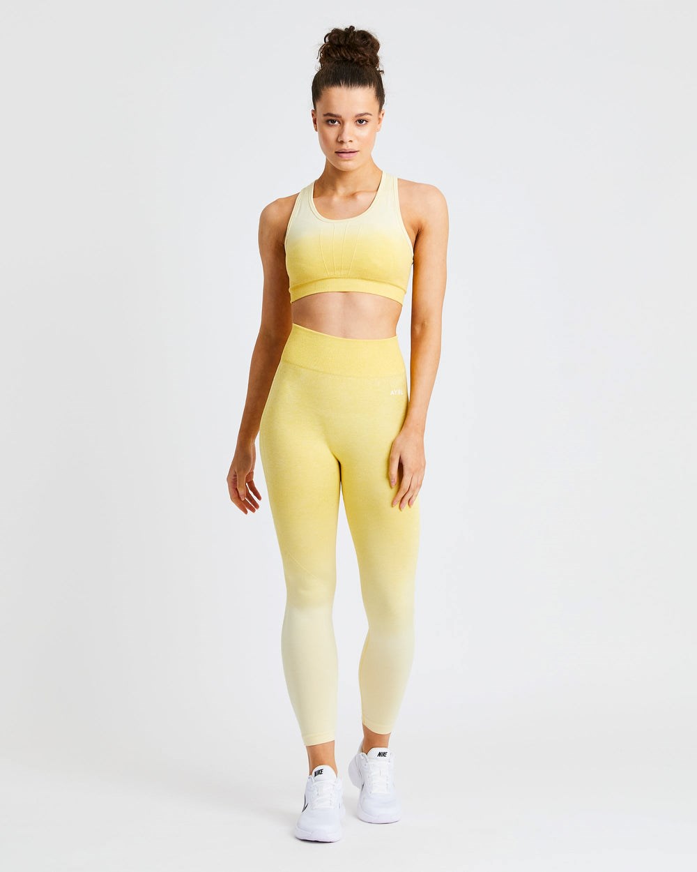 AYBL Pulse Ombré Seamless Leggings Žlté | 04ZYSJTGM