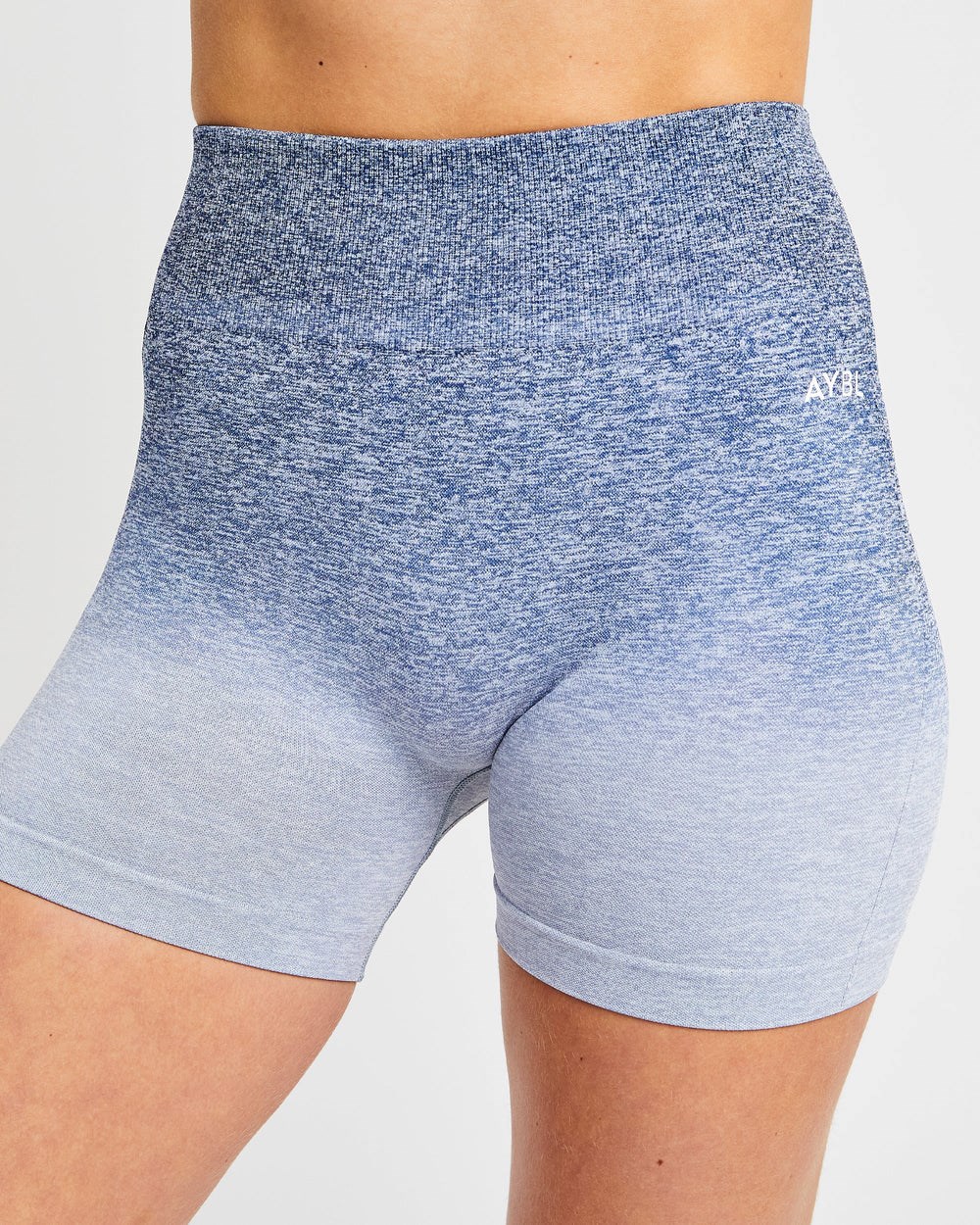 AYBL Pulse Ombré Seamless Shorts Námornícka Modrá | 92TAQYCNE