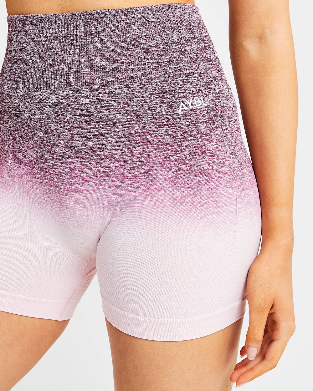 AYBL Pulse Ombré Seamless Shorts Plum | 02EKRVMTB