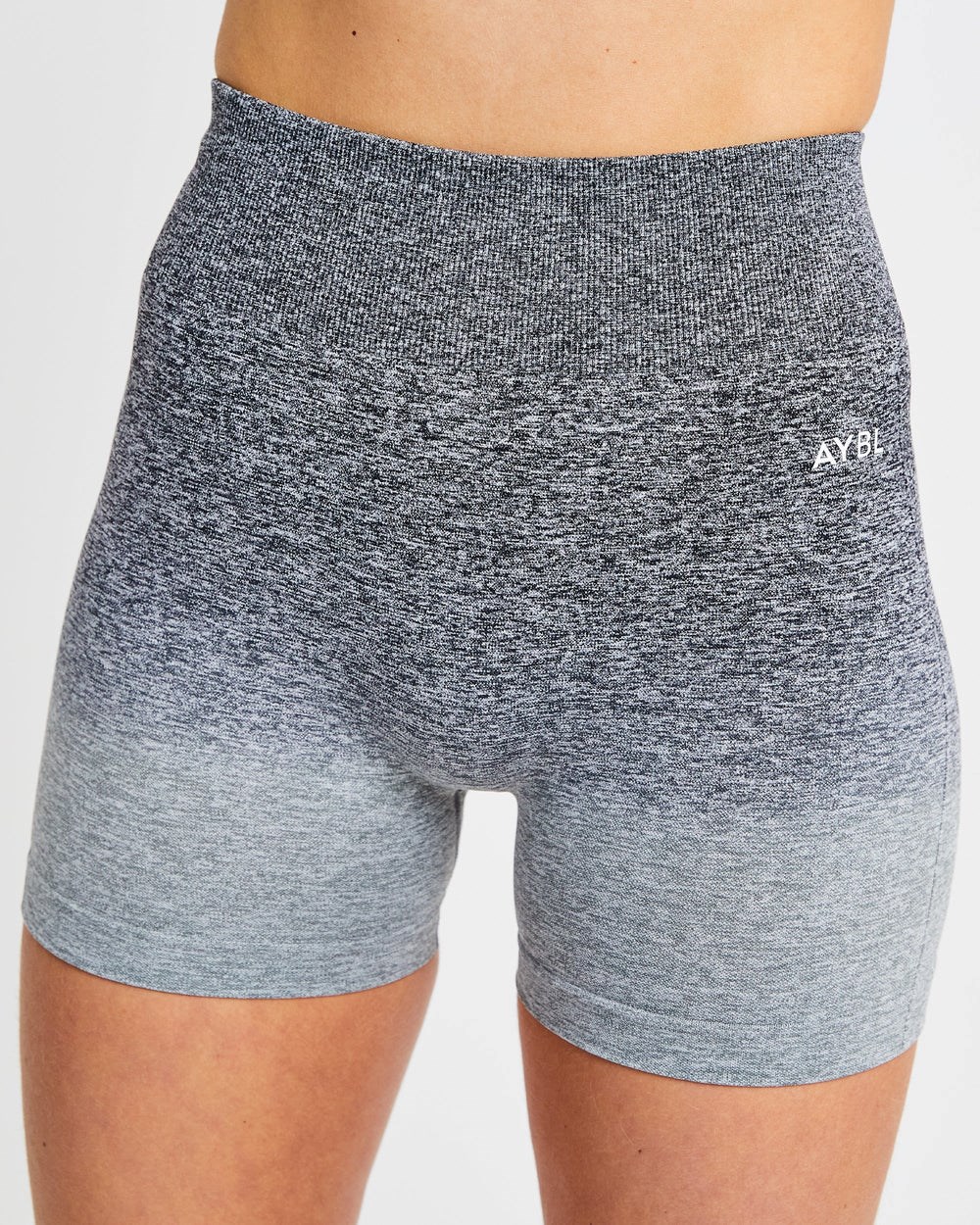 AYBL Pulse Ombré Seamless Shorts Siva | 18XNHWTPL