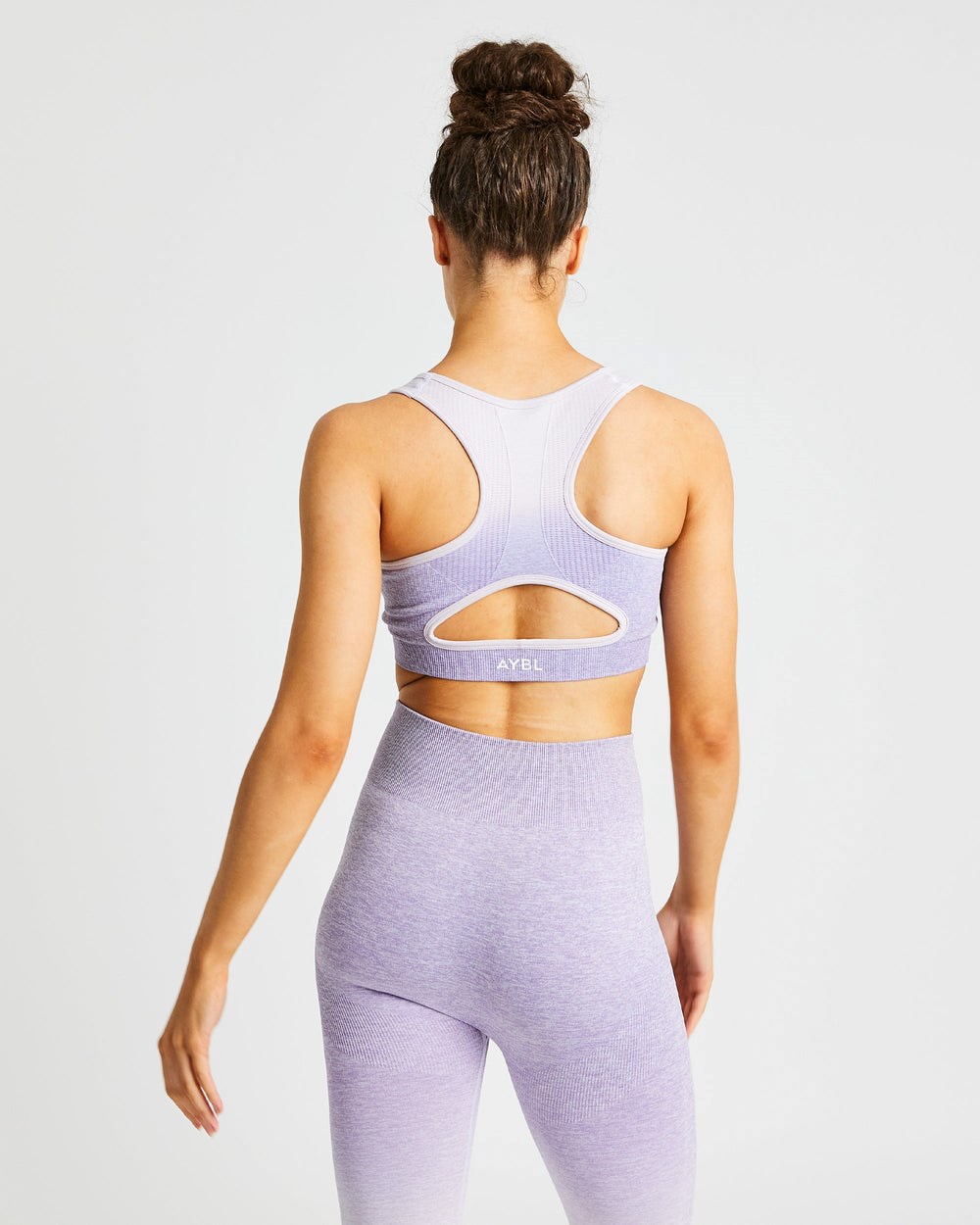 AYBL Pulse Ombré Seamless Sports Bra Lilac | 09ZDRFIUC