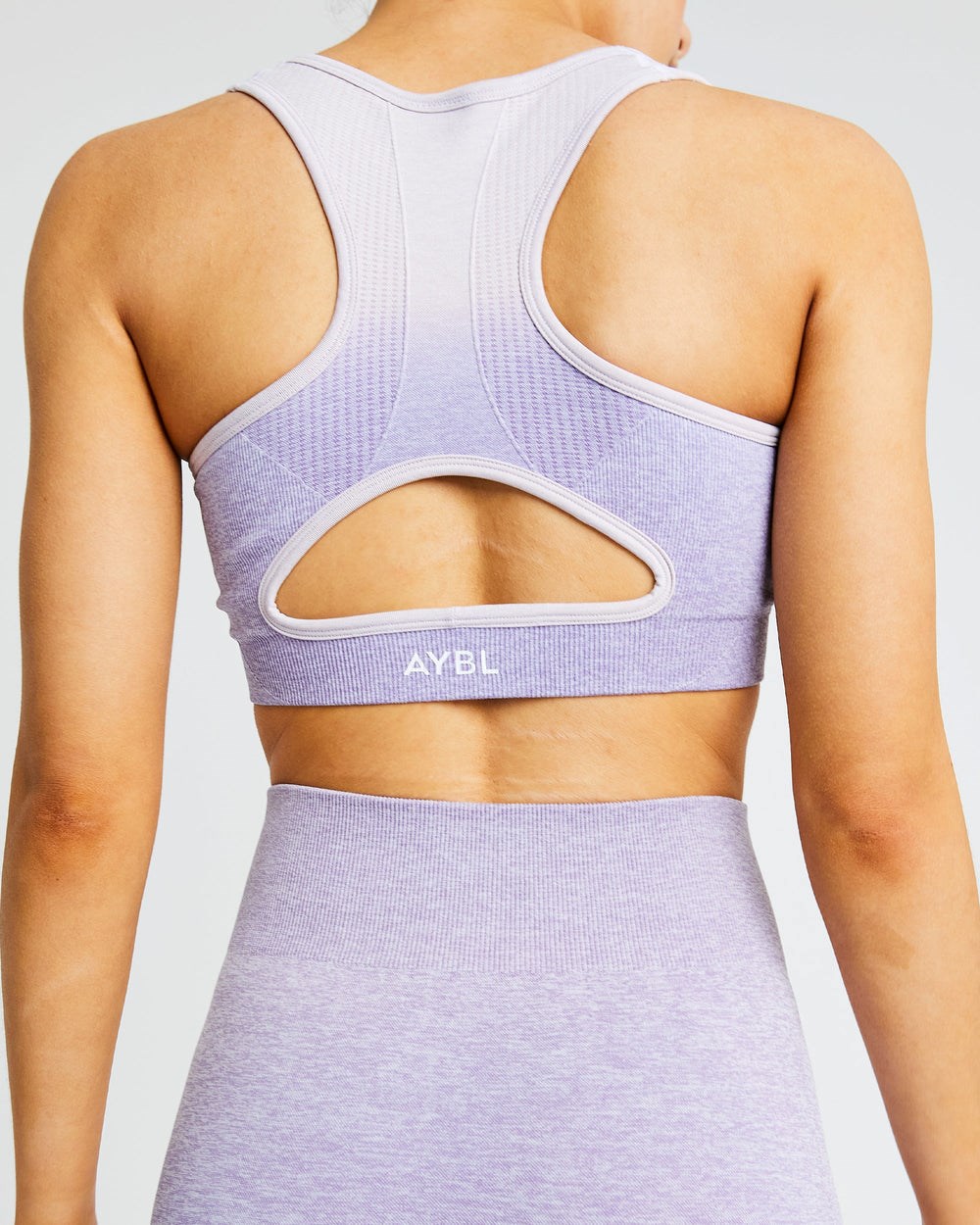 AYBL Pulse Ombré Seamless Sports Bra Lilac | 09ZDRFIUC