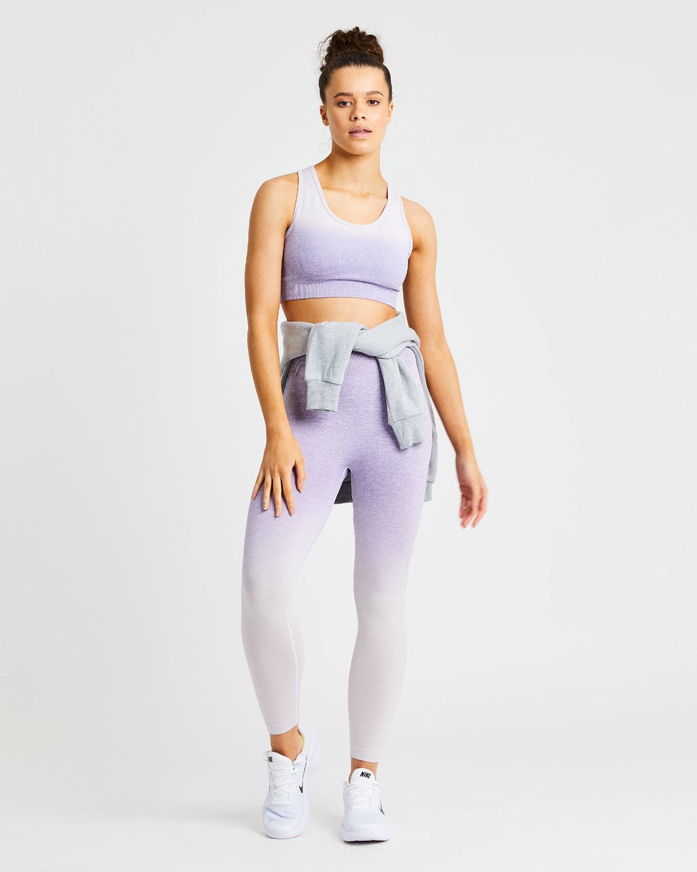 AYBL Pulse Ombré Seamless Sports Bra Lilac | 09ZDRFIUC