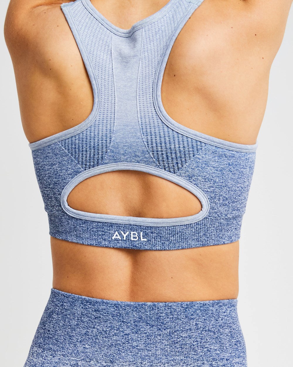 AYBL Pulse Ombré Seamless Sports Bra Námornícka Modrá | 16FDBUALR