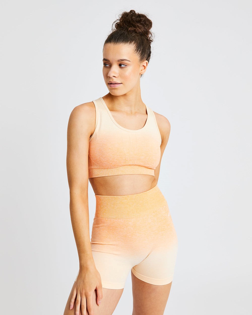 AYBL Pulse Ombré Seamless Sports Bra Oranžové | 14RJYFACW