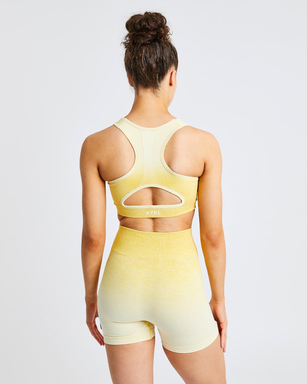 AYBL Pulse Ombré Seamless Sports Bra Žlté | 04MBUJIYX