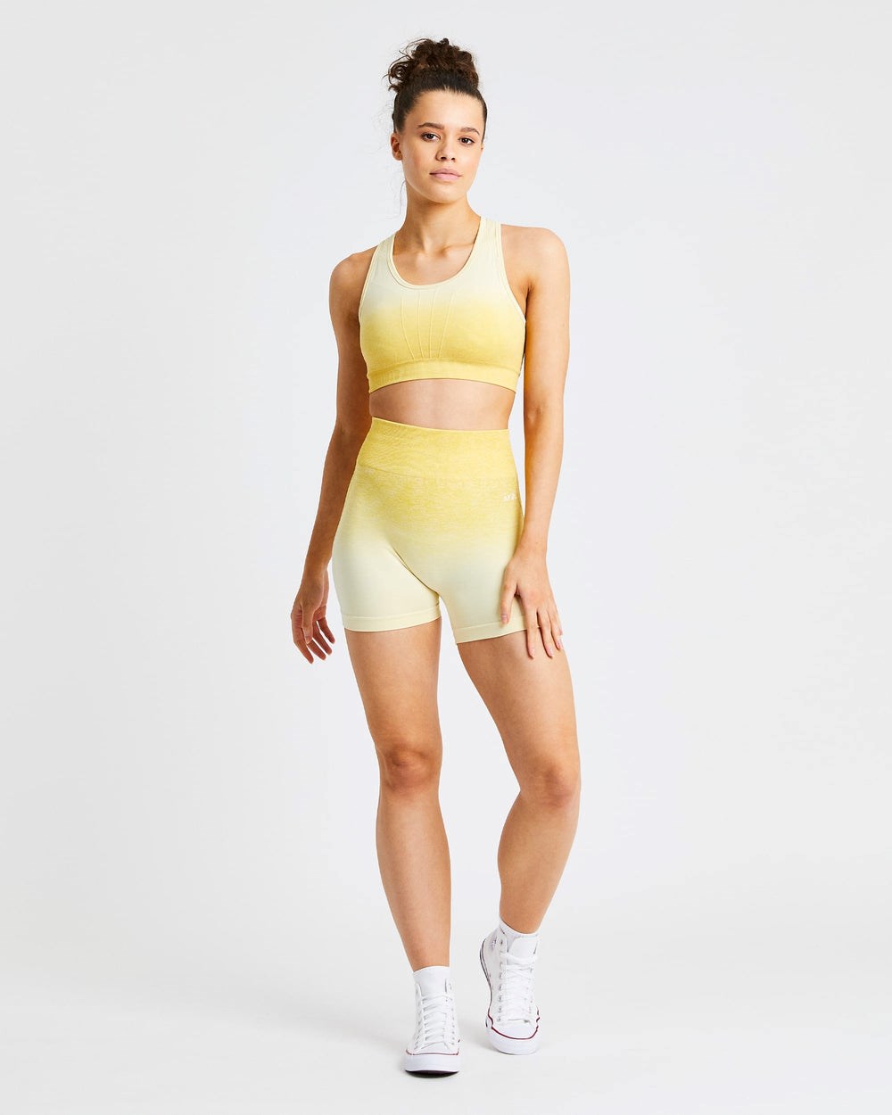 AYBL Pulse Ombré Seamless Sports Bra Žlté | 04MBUJIYX