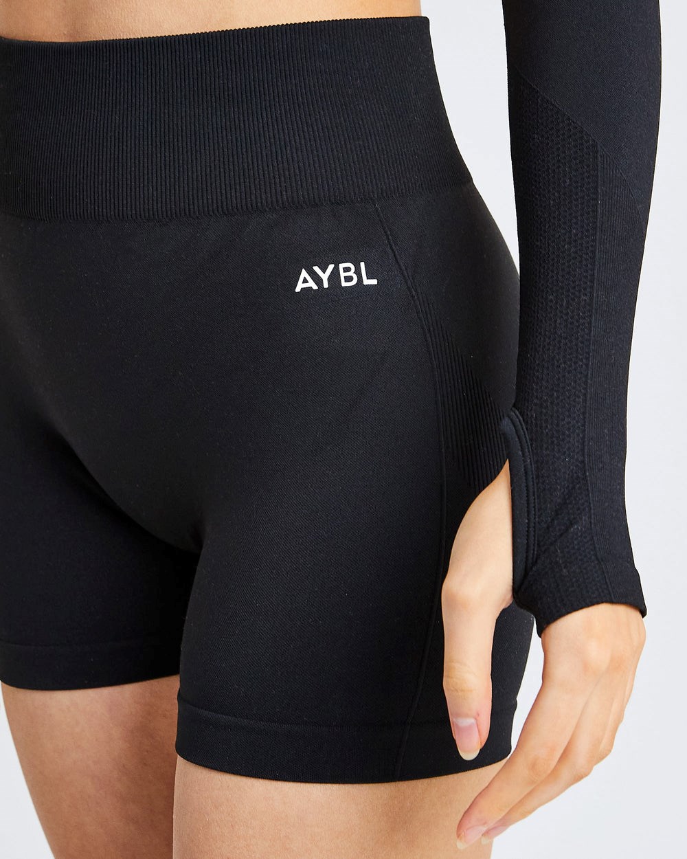 AYBL Pulse Seamless Shorts Čierne | 53ECFXJIN