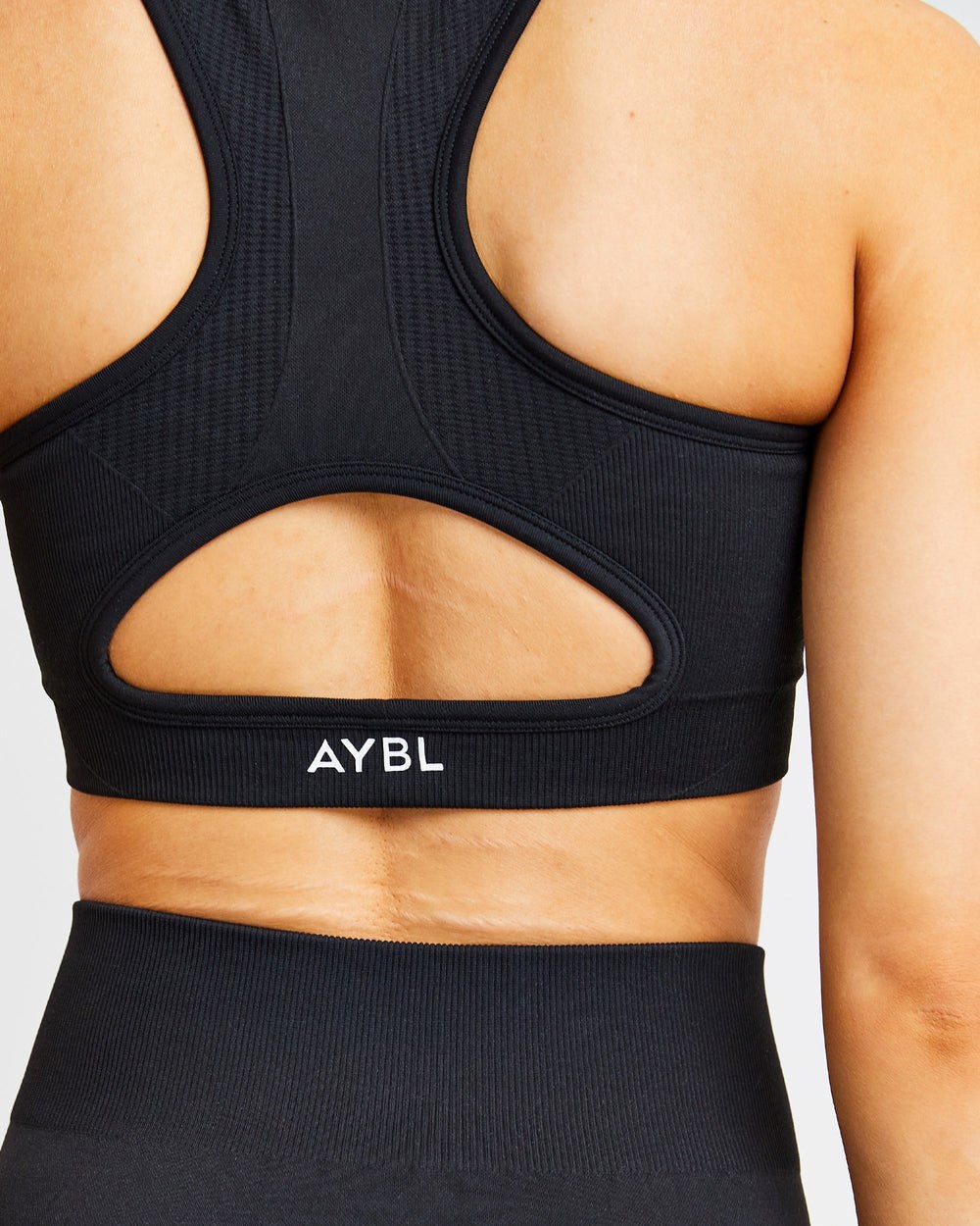 AYBL Pulse Seamless Sports Bra Čierne | 43RGBLWNF