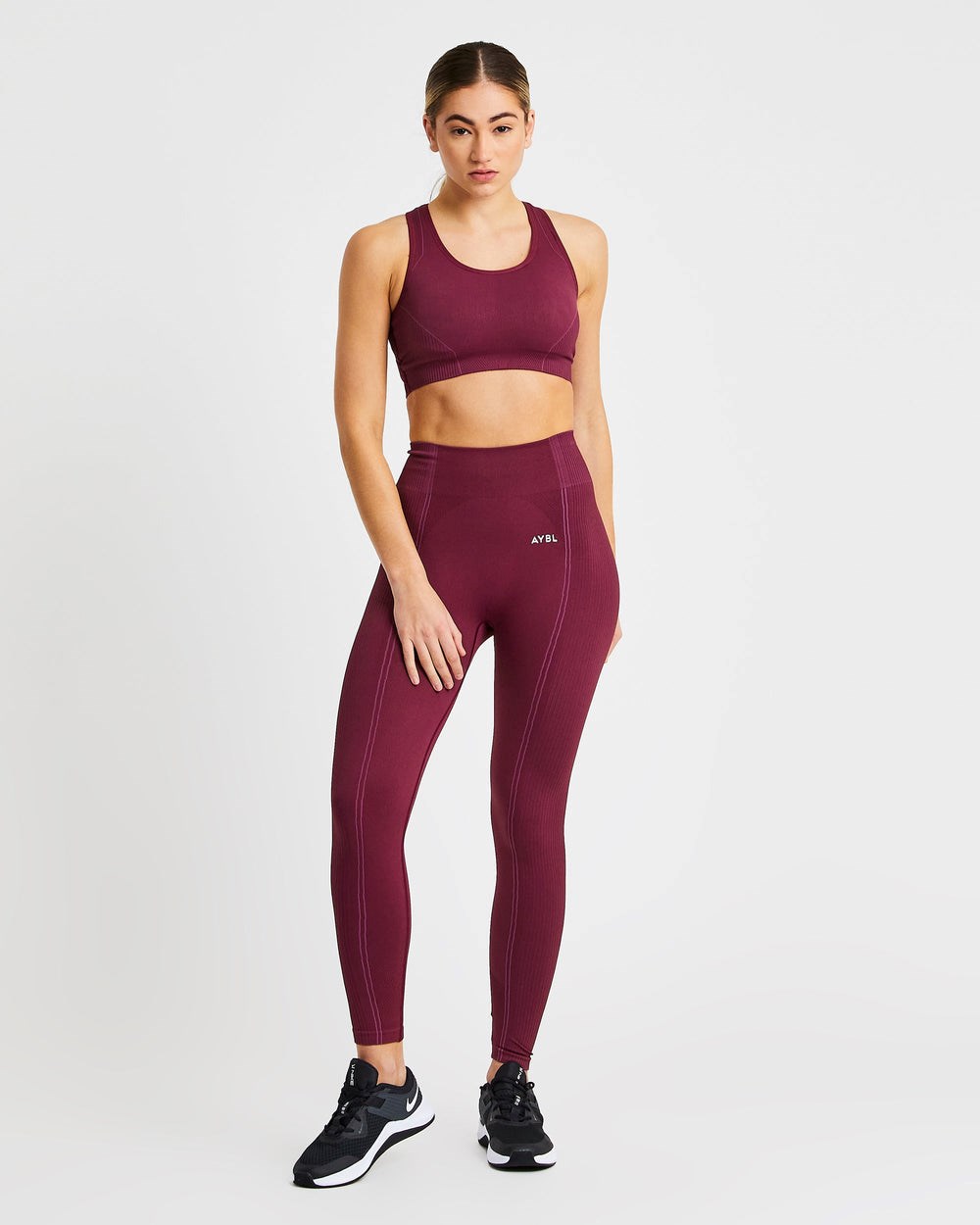 AYBL Reflex Seamless Leggings Plum | 49NAOCUJR