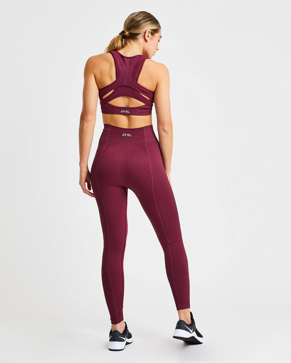 AYBL Reflex Seamless Leggings Plum | 49NAOCUJR