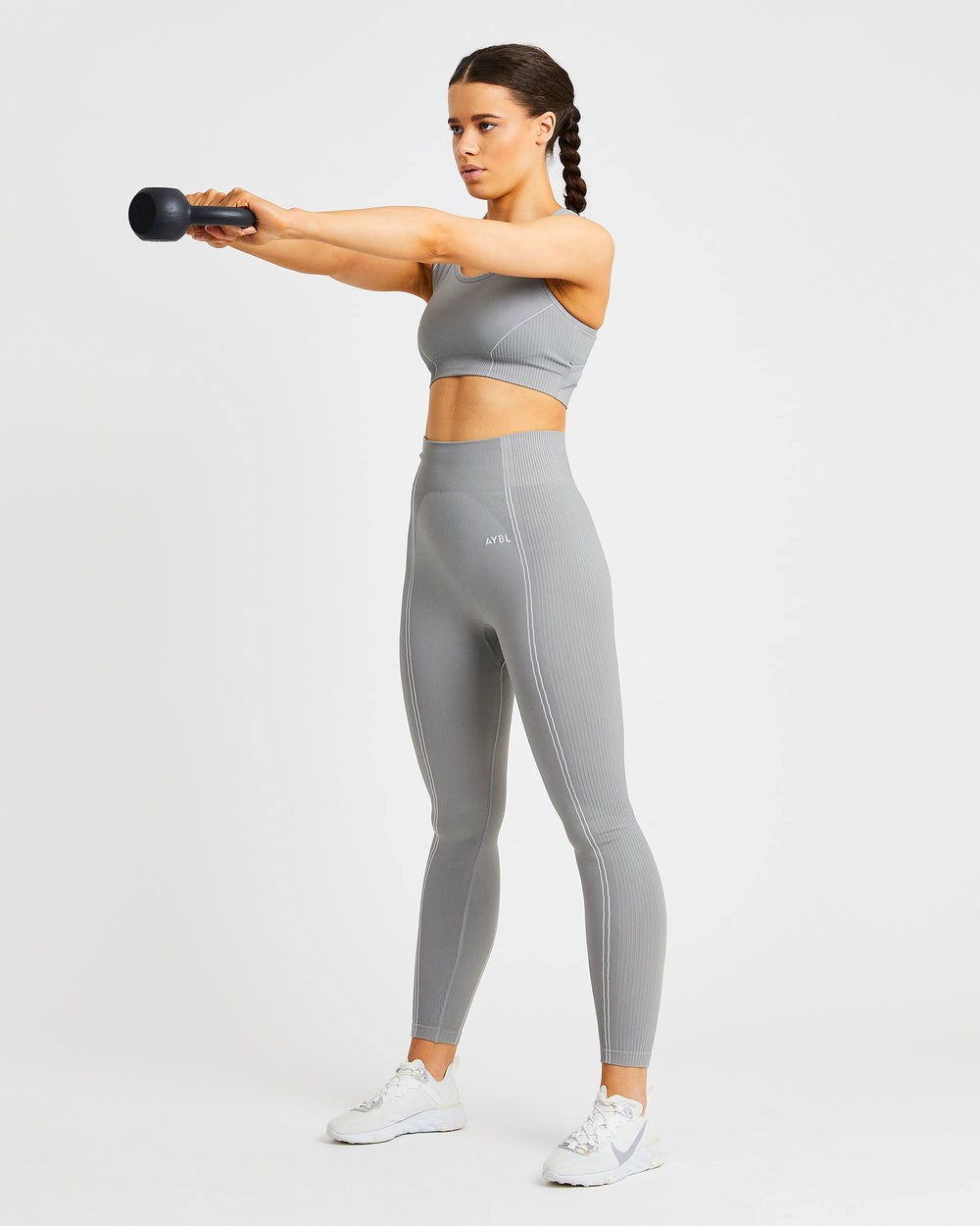 AYBL Reflex Seamless Leggings Siva | 91LAWXJON