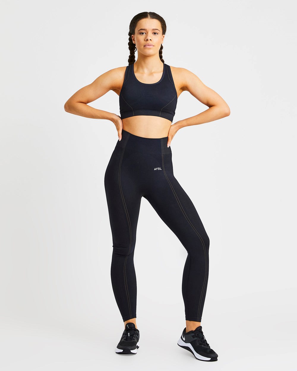 AYBL Reflex Seamless Leggings Čierne | 34SAINZWH