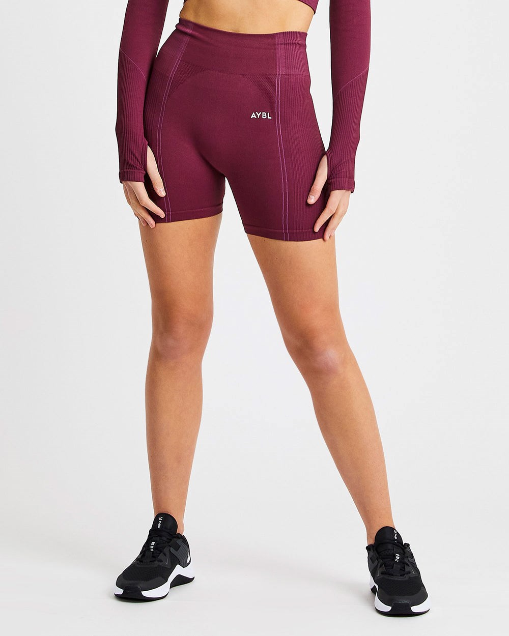 AYBL Reflex Seamless Shorts Plum | 01AICGBNP