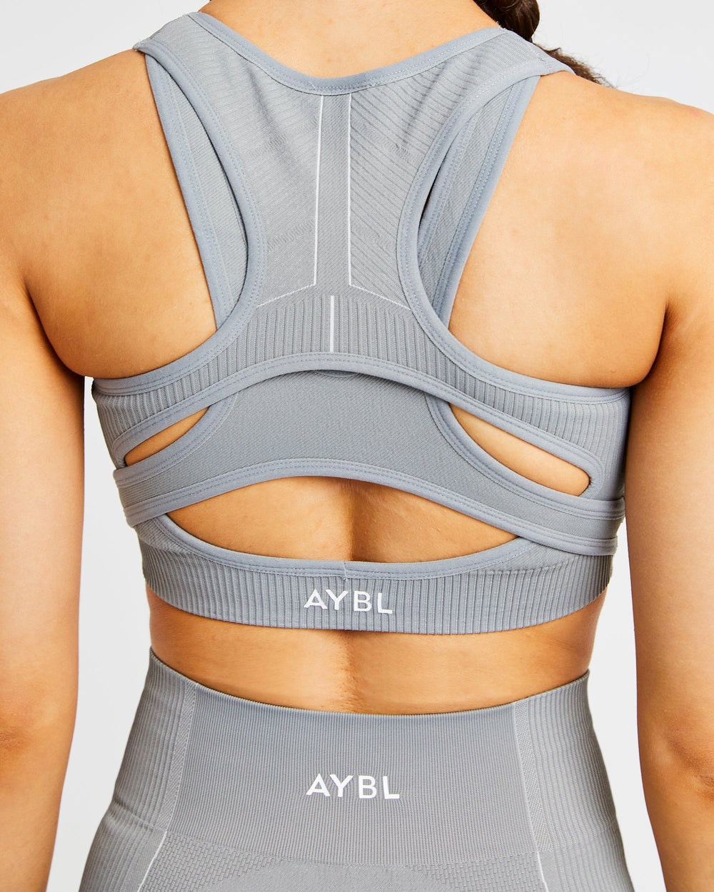 AYBL Reflex Seamless Sports Bra Siva | 84ANGYMBZ