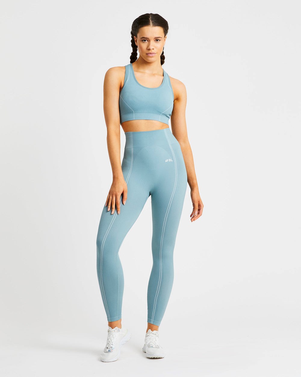 AYBL Reflex Seamless Sports Bra Teal | 15PIJNMRE