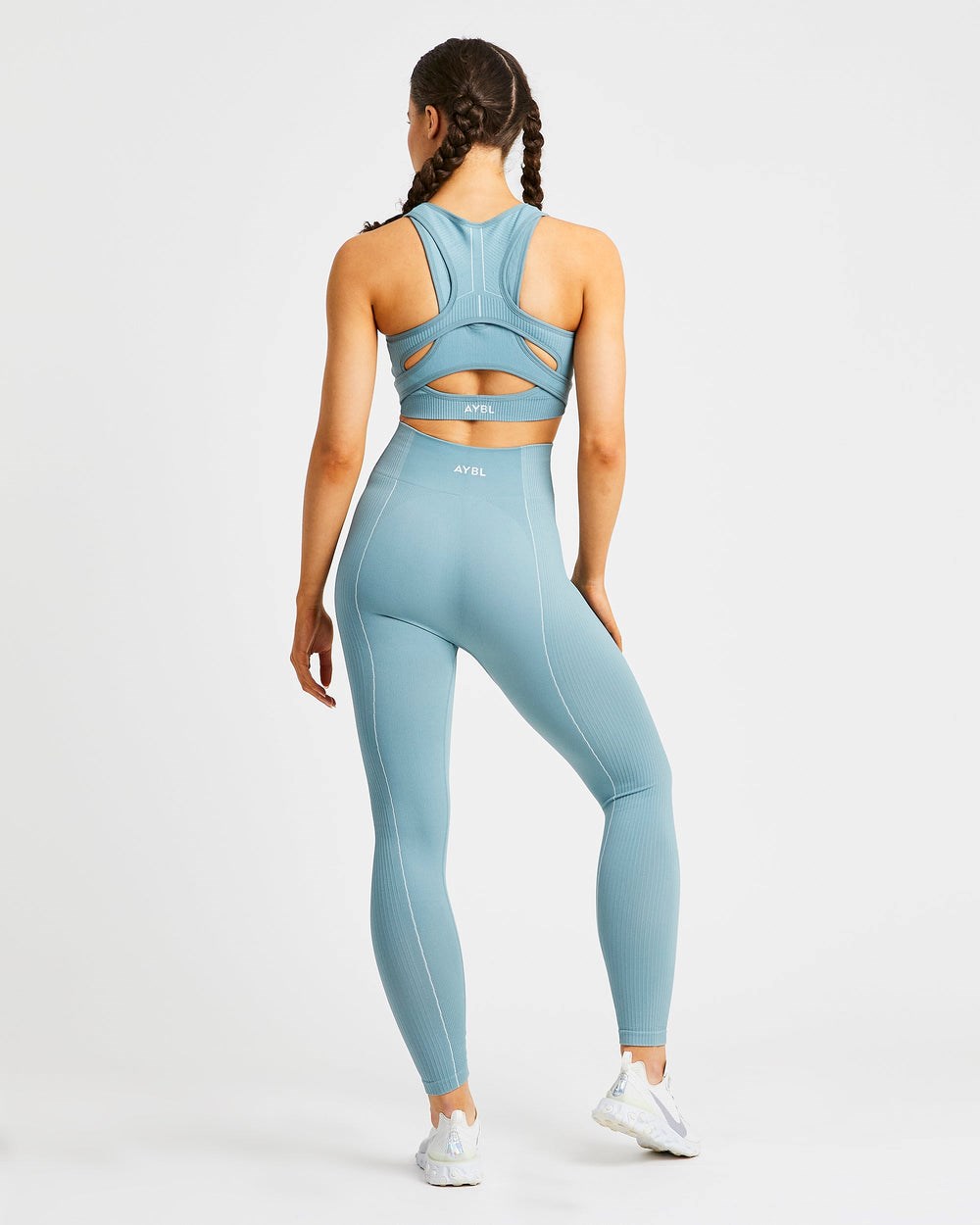 AYBL Reflex Seamless Sports Bra Teal | 15PIJNMRE