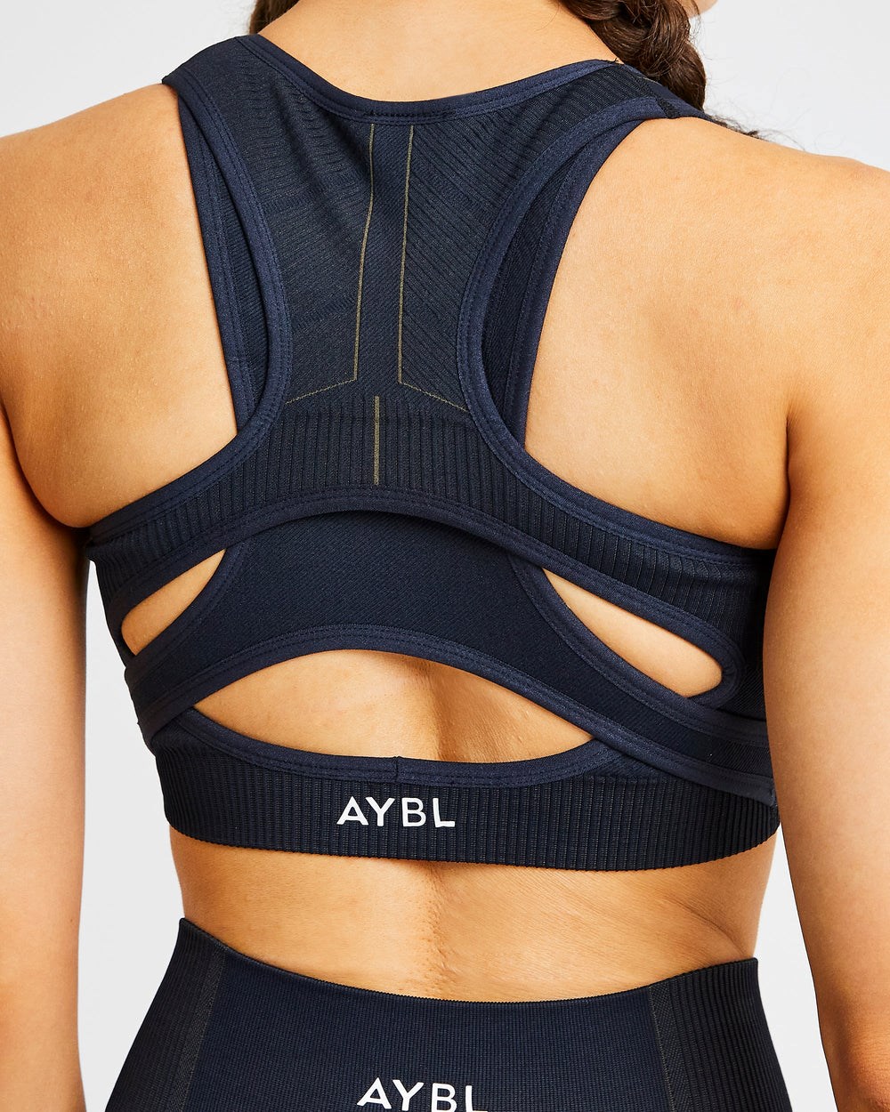 AYBL Reflex Seamless Sports Bra Čierne | 61VWLJEHZ