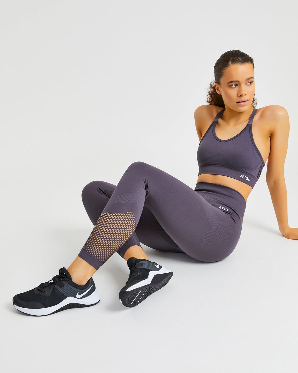 AYBL Reform Seamless Leggings Charcoal | 64ZIFMYGH