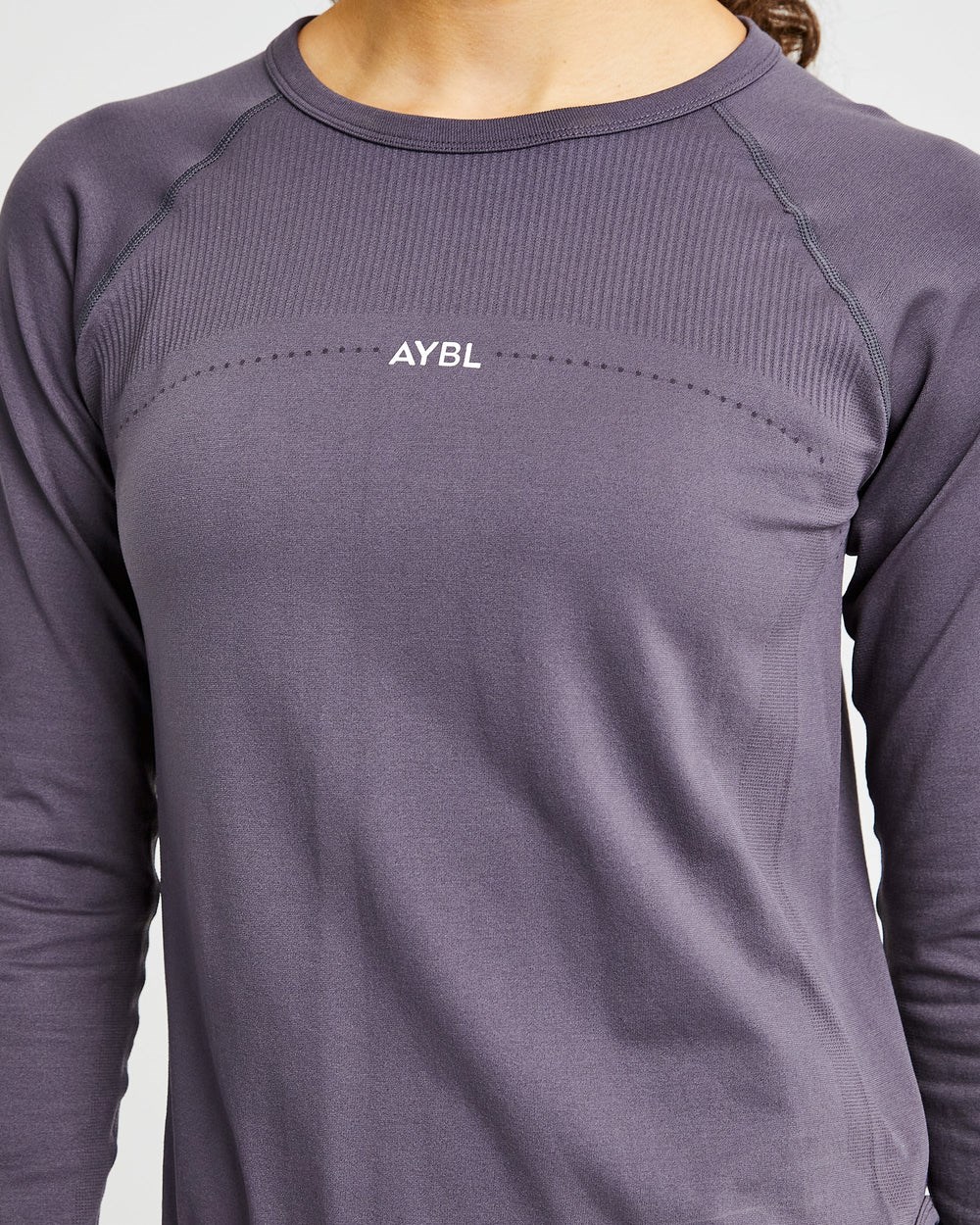 AYBL Reform Seamless Long Sleeve T Shirt Charcoal | 08UKJZIMR