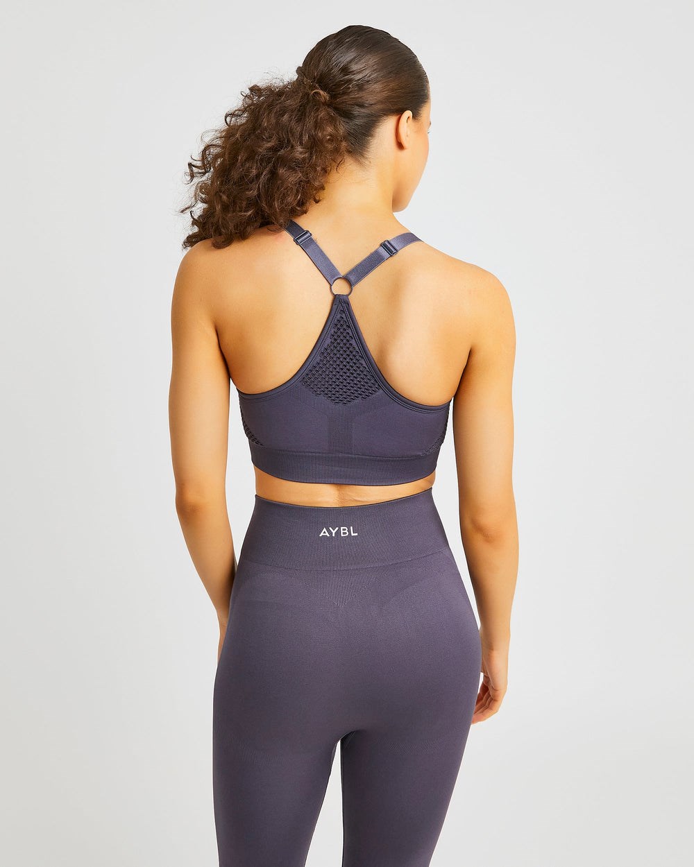 AYBL Reform Seamless Sports Bra Charcoal | 96GPMJZUH