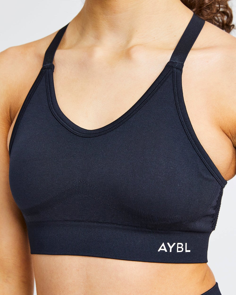 AYBL Reform Seamless Sports Bra Čierne | 25QJMXRVC