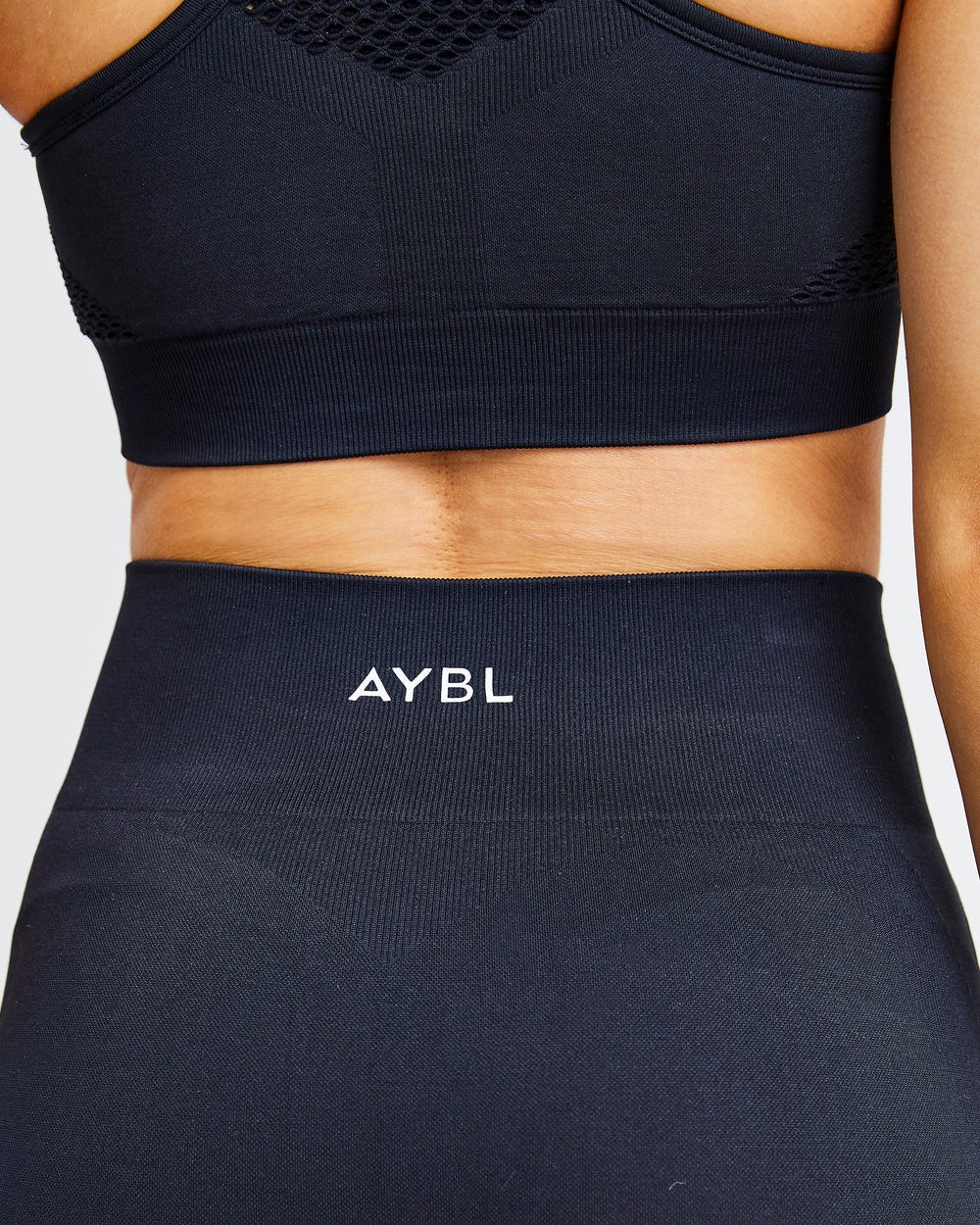 AYBL Reform Seamless Sports Bra Čierne | 25QJMXRVC