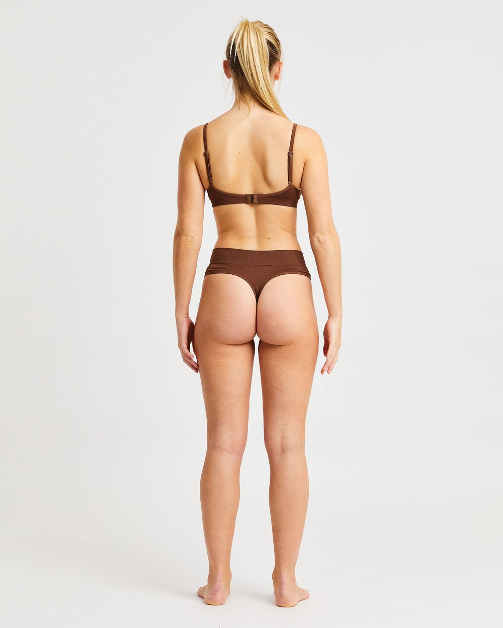 AYBL Seamless High Rise Tanga Hnede | 08UERFAIZ