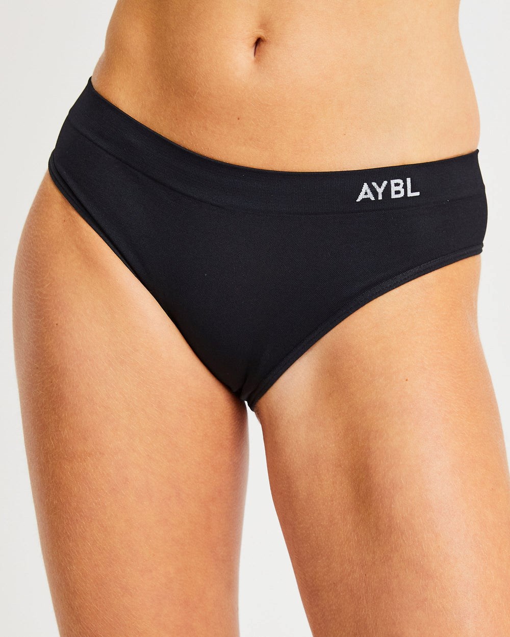 AYBL Seamless Hipsters Čierne | 48SDLTHXN