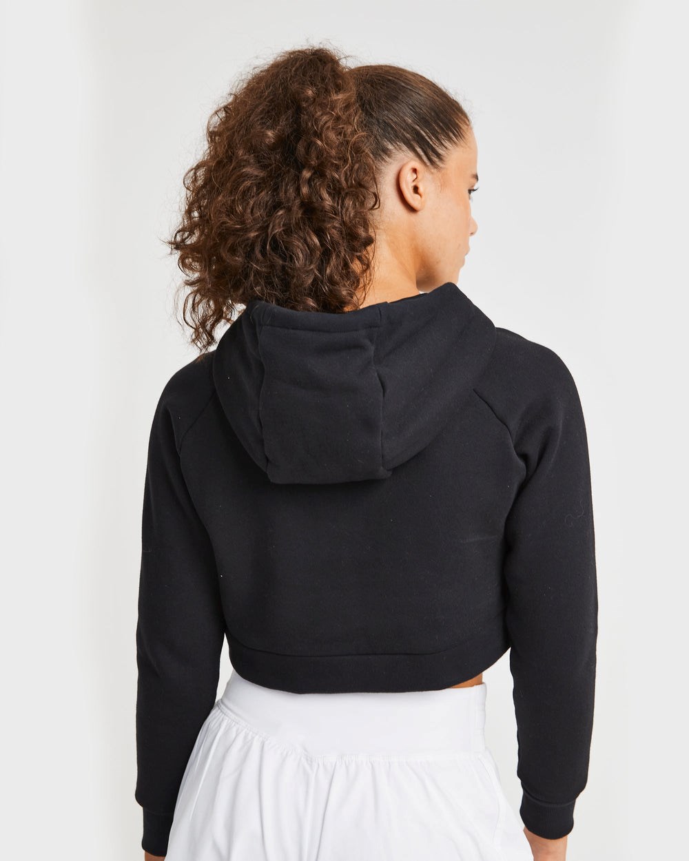 AYBL Staple Crop Hoodie Čierne | 76XPDTSWE