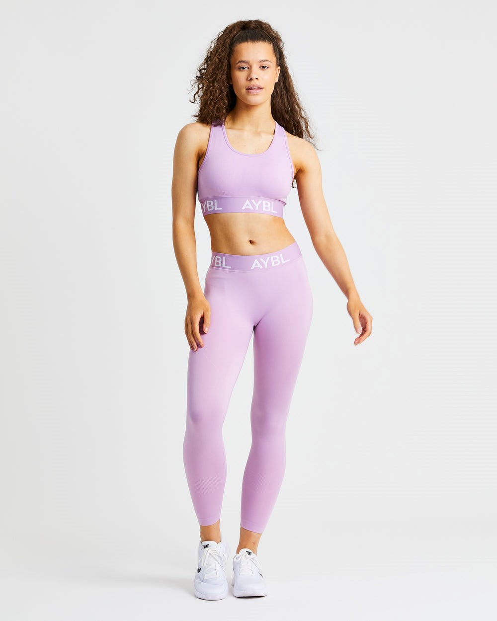 AYBL Staple Seamless Low Rise Leggings Ruzove | 81IRDCFKL