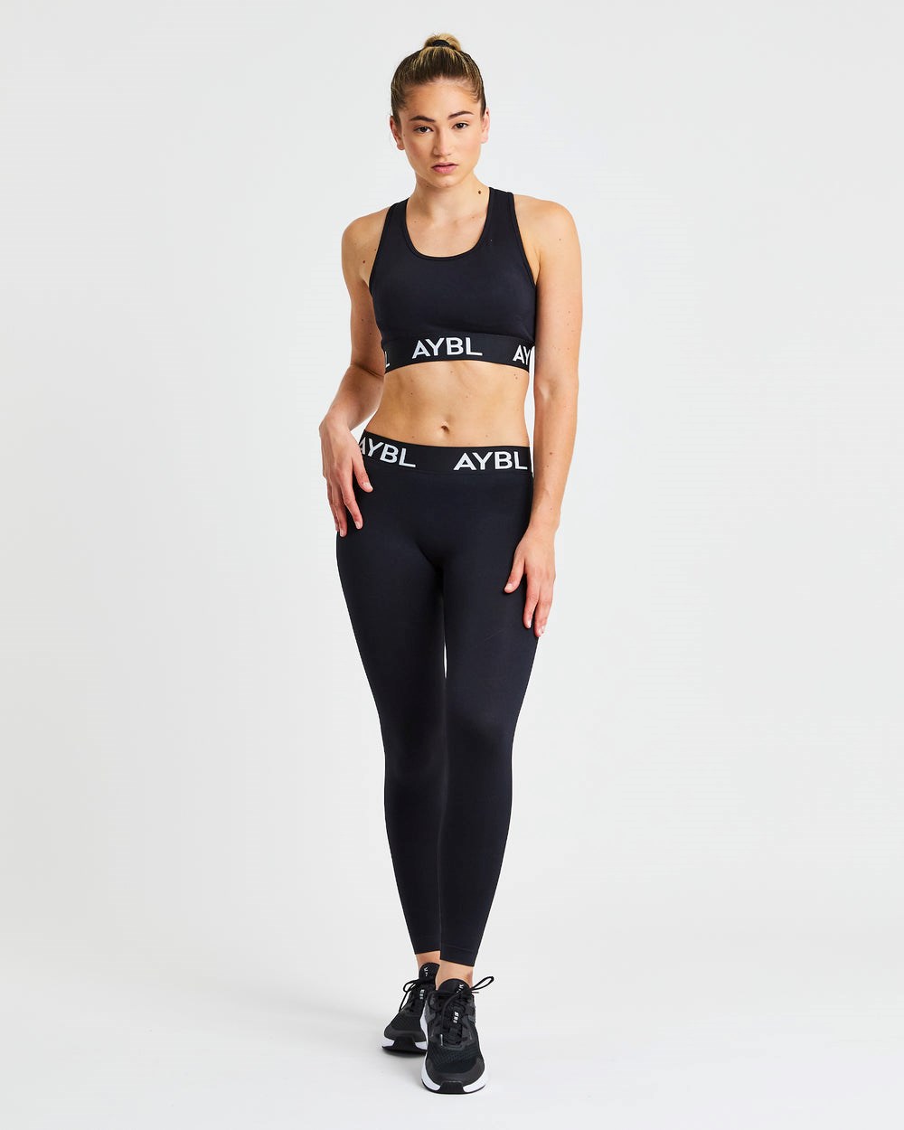 AYBL Staple Seamless Low Rise Leggings Čierne | 94VXBREGI