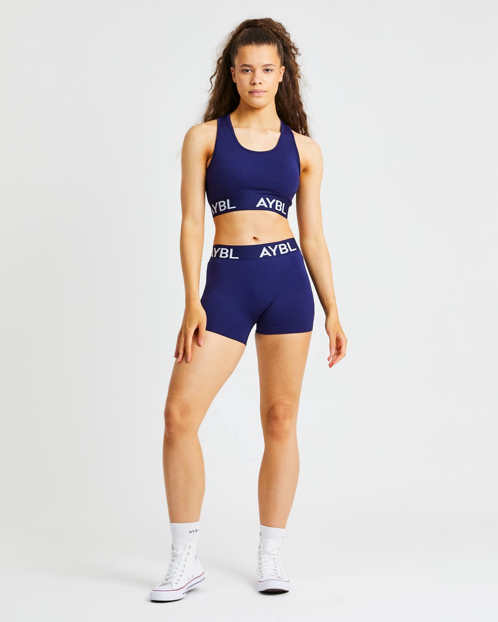 AYBL Staple Seamless Low Rise Shorts Námornícka Modrá | 94OJTCHNL