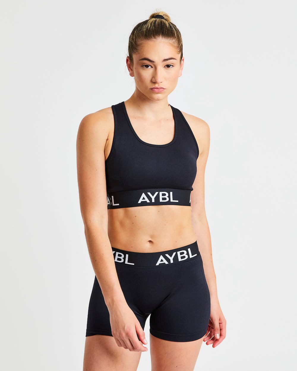 AYBL Staple Seamless Sports Bra Čierne | 56LKZUOJG