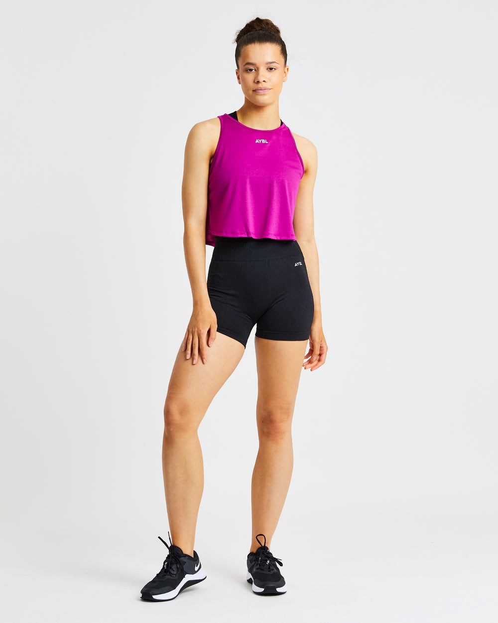 AYBL Strive Crop Vest Magenta | 56VBZRTGH