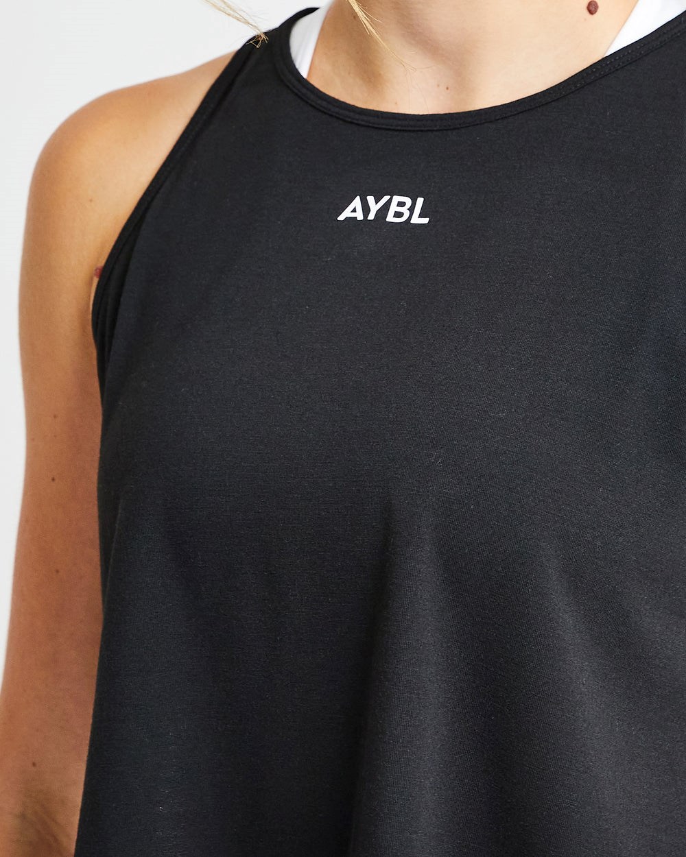 AYBL Strive Crop Vest Čierne | 19JQIFTRH