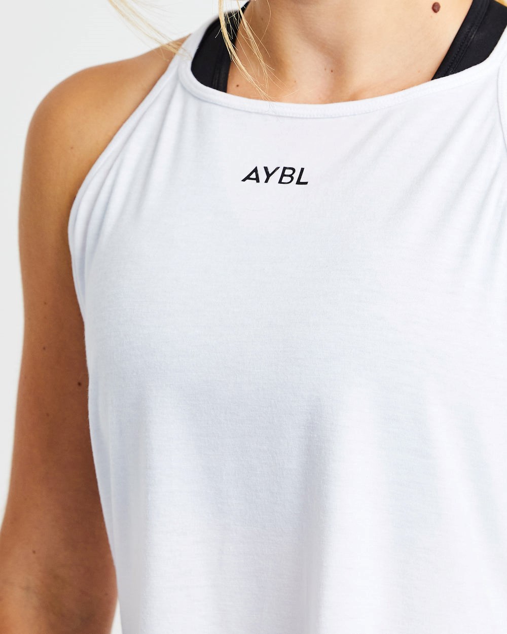 AYBL Strive Remienkové Vest Biele | 39EBQSRJO