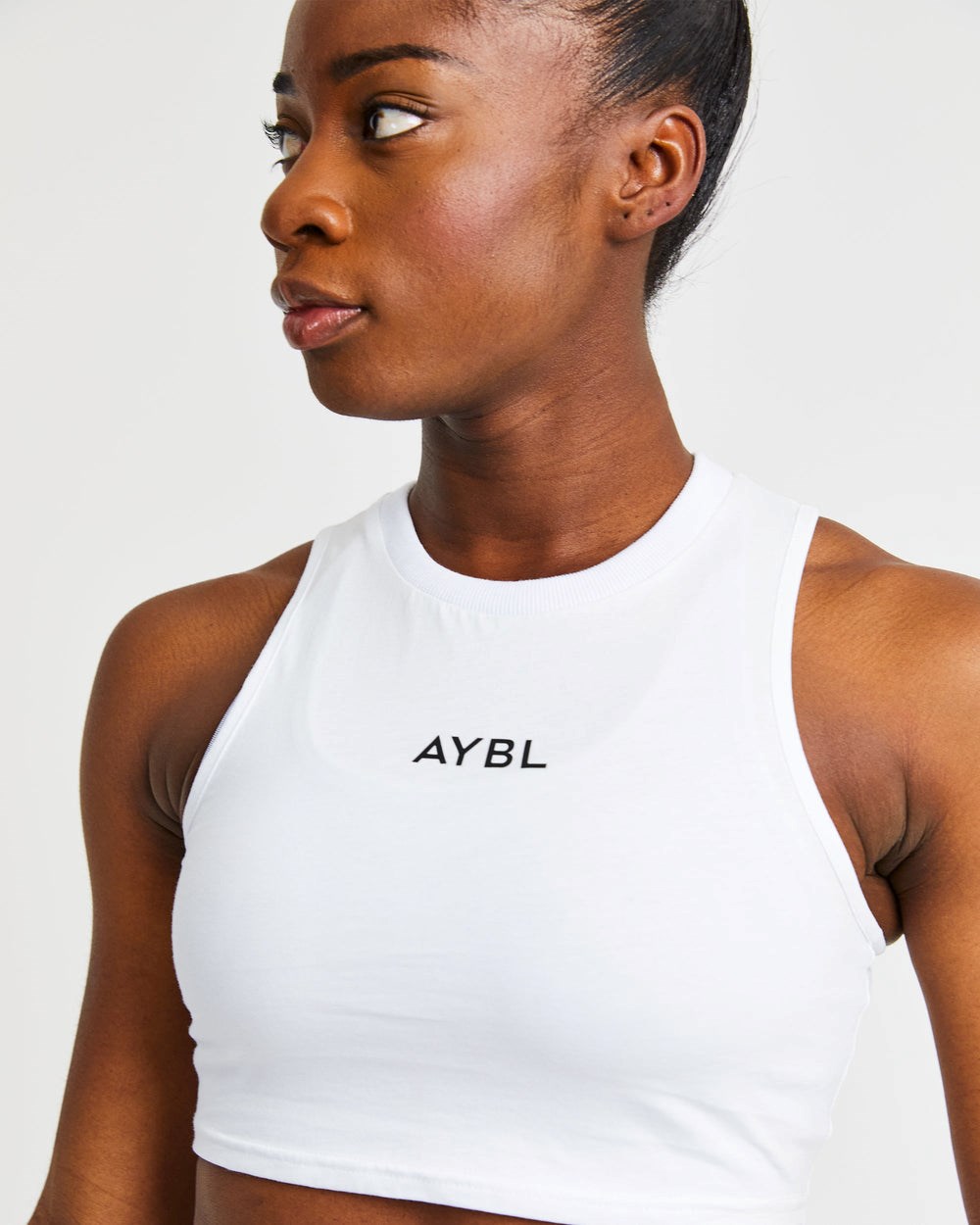 AYBL Tréningová Crop Vest Biele | 91GTBOYRL