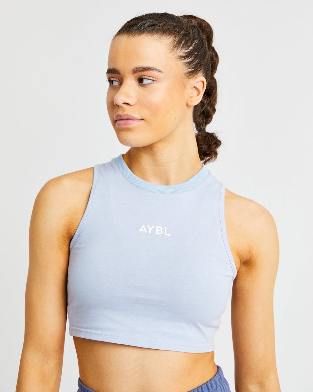 AYBL Tréningová Crop Vest Modre | 34WYFQCEO