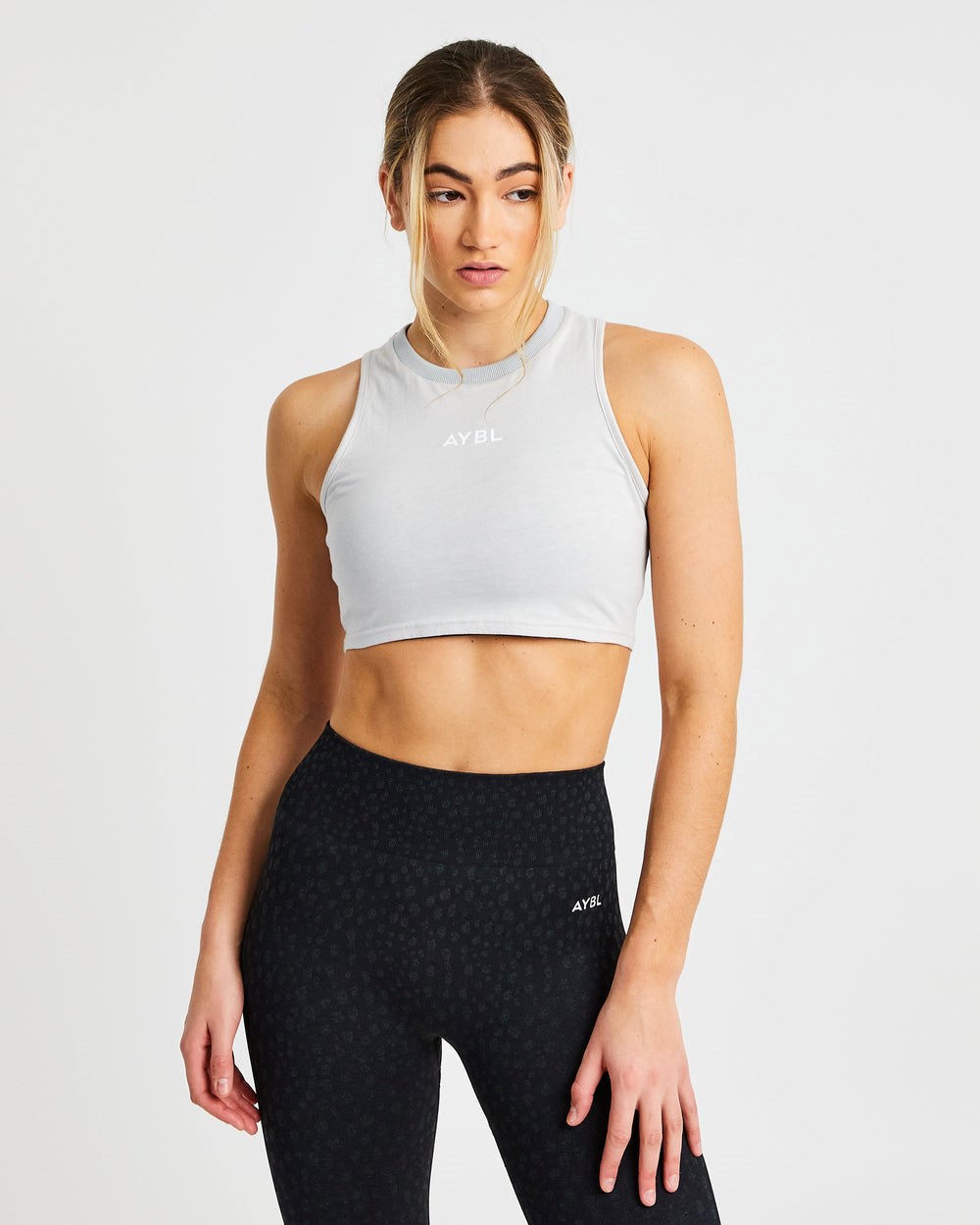 AYBL Tréningová Crop Vest Siva | 13OEXMYPK