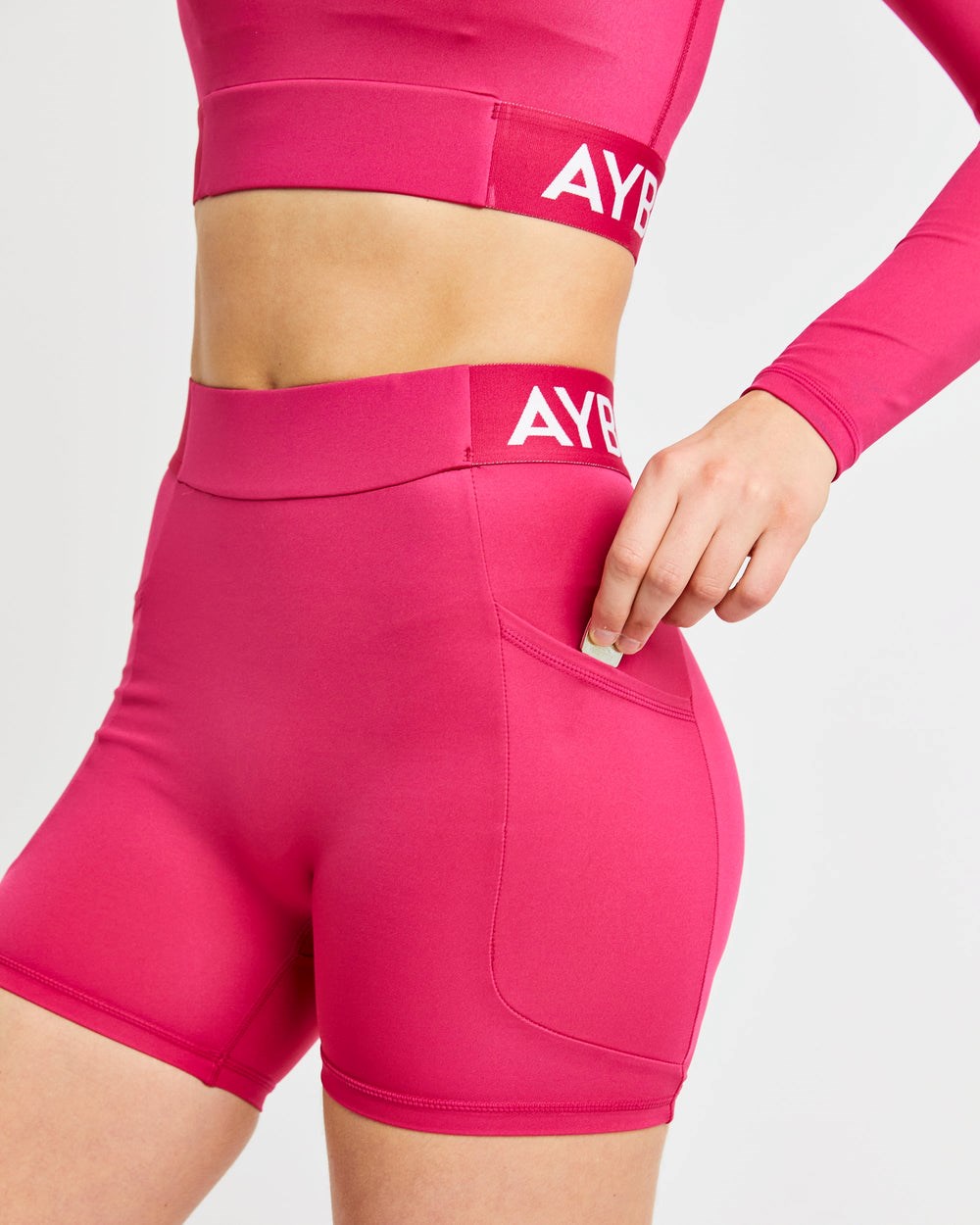 AYBL Tréningová Shorts Raspberry | 89ERFDQVI