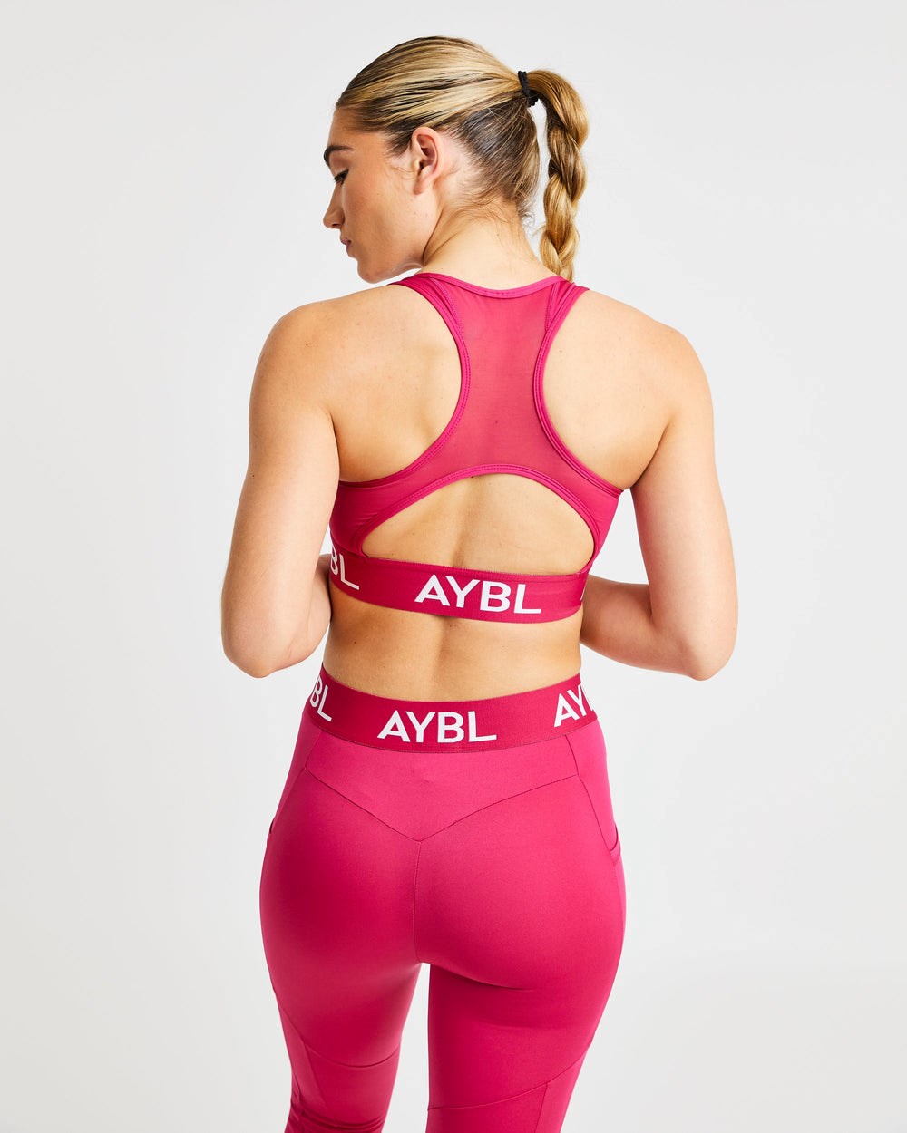 AYBL Tréningová Sports Bra Raspberry | 92YPLFQNX