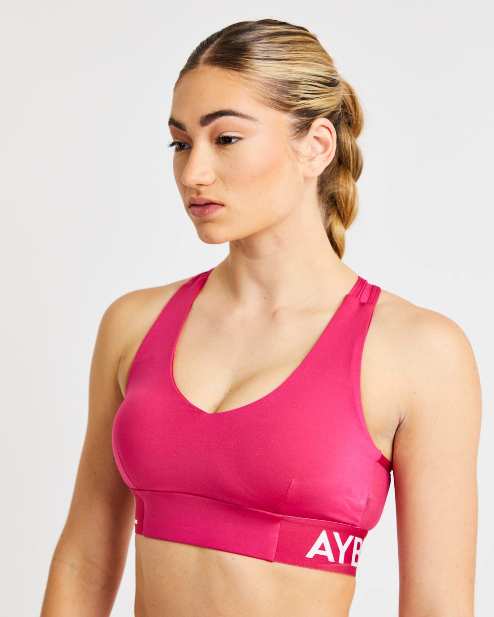 AYBL Tréningová Sports Bra Raspberry | 92YPLFQNX